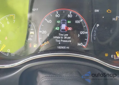 2014 Jeep Grand Cherokee Overland z USA, uszkodzony, nr VIN 1C4RJFCG6EC570431